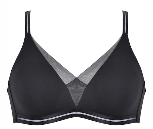 Soutien-gorge doux et confortable avec détails en maille Soutien-gorge doux et confortable avec détails en maille