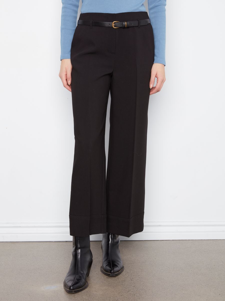 Pantalon chic jambe large - 5809-838B - Charlie B Pantalon chic jambe large - 5809-838B - Charlie B