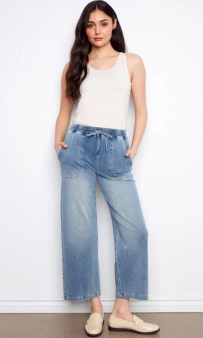 Pantalon tencel - C5787/627C - Charlie B Pantalon tencel - C5787/627C - Charlie B