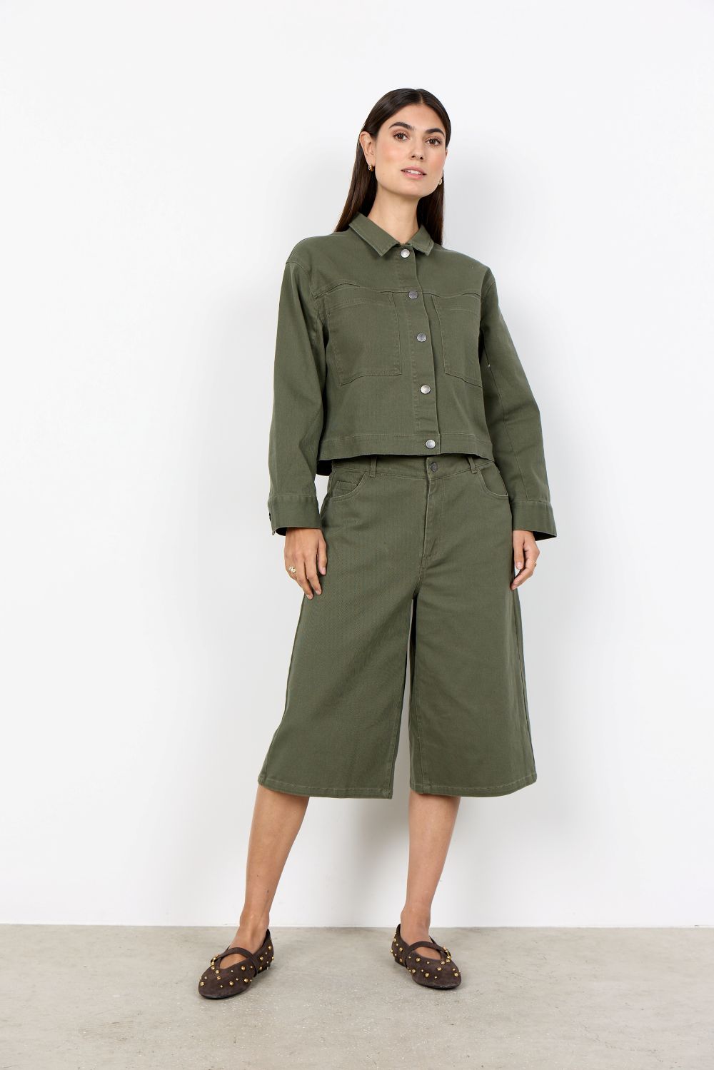 Jeans gaucho uni Jeans gaucho uni