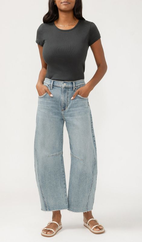 Jeans ballon - L28917AGR232 - Silver Jeans Jeans ballon - L28917AGR232 - Silver Jeans