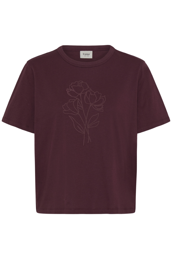 T-shirt col rond - 20618238 - Fransa T-shirt col rond - 20618238 - Fransa