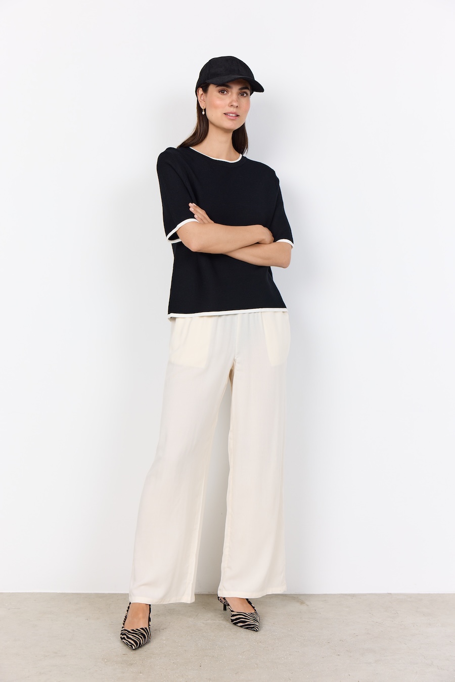 Chandail tricot cotelé - 33673 - Soya Concept Chandail tricot cotelé - 33673 - Soya Concept