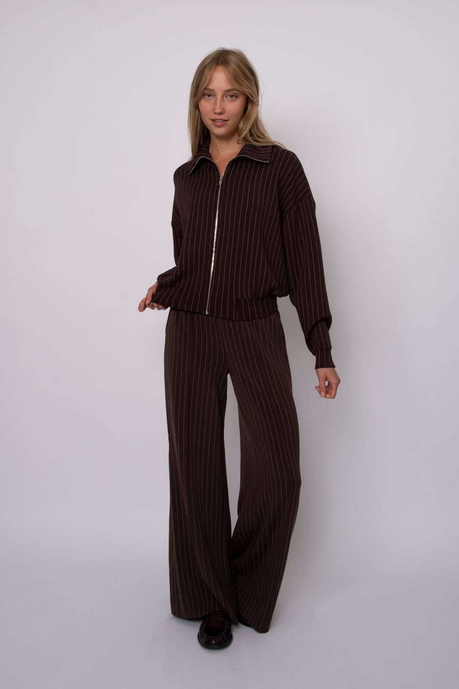 Cardigan ligné zip Cardigan ligné zip