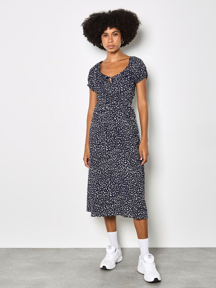 Robe manches courtes - X172528 - Apricot Robe manches courtes - X172528 - Apricot