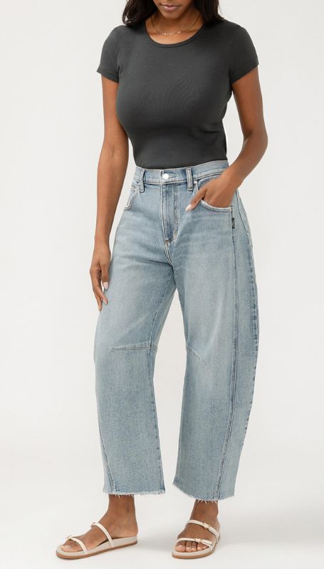 Jeans ballon - L28917AGR232 - Silver Jeans Jeans ballon - L28917AGR232 - Silver Jeans