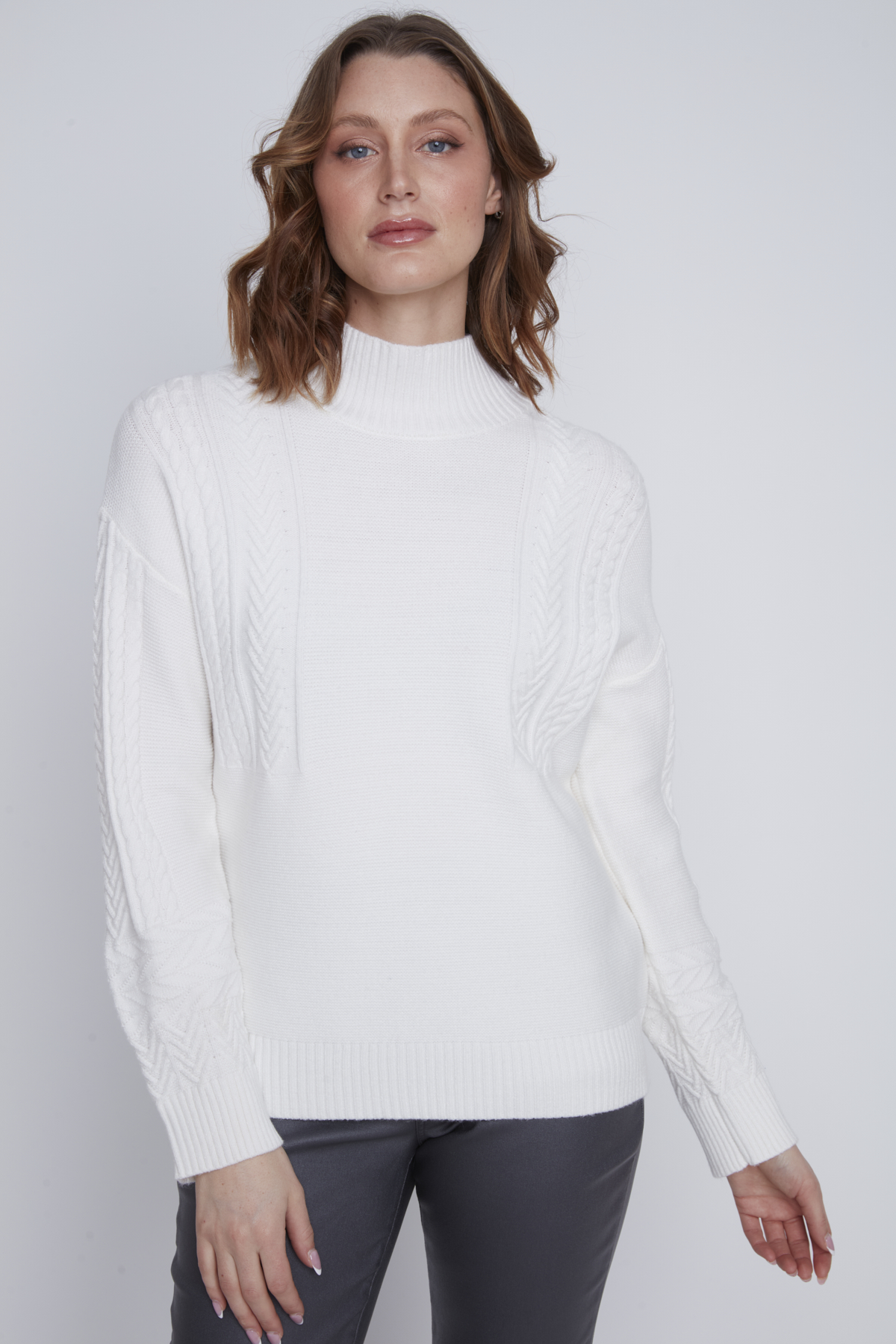 Tricot texturé col montant - 2523072 - C.Y.C. Coco Y. Club Inc Tricot texturé col montant - 2523072 - C.Y.C. Coco Y. Club Inc