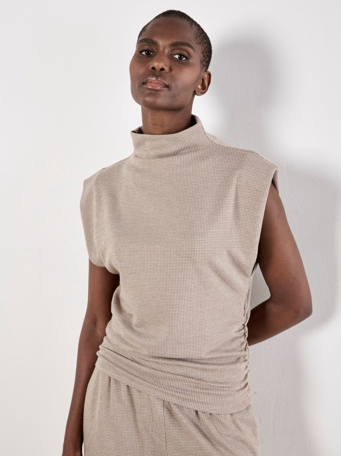 Chandail sans manche - X122110 - Apricot Chandail sans manche - X122110 - Apricot