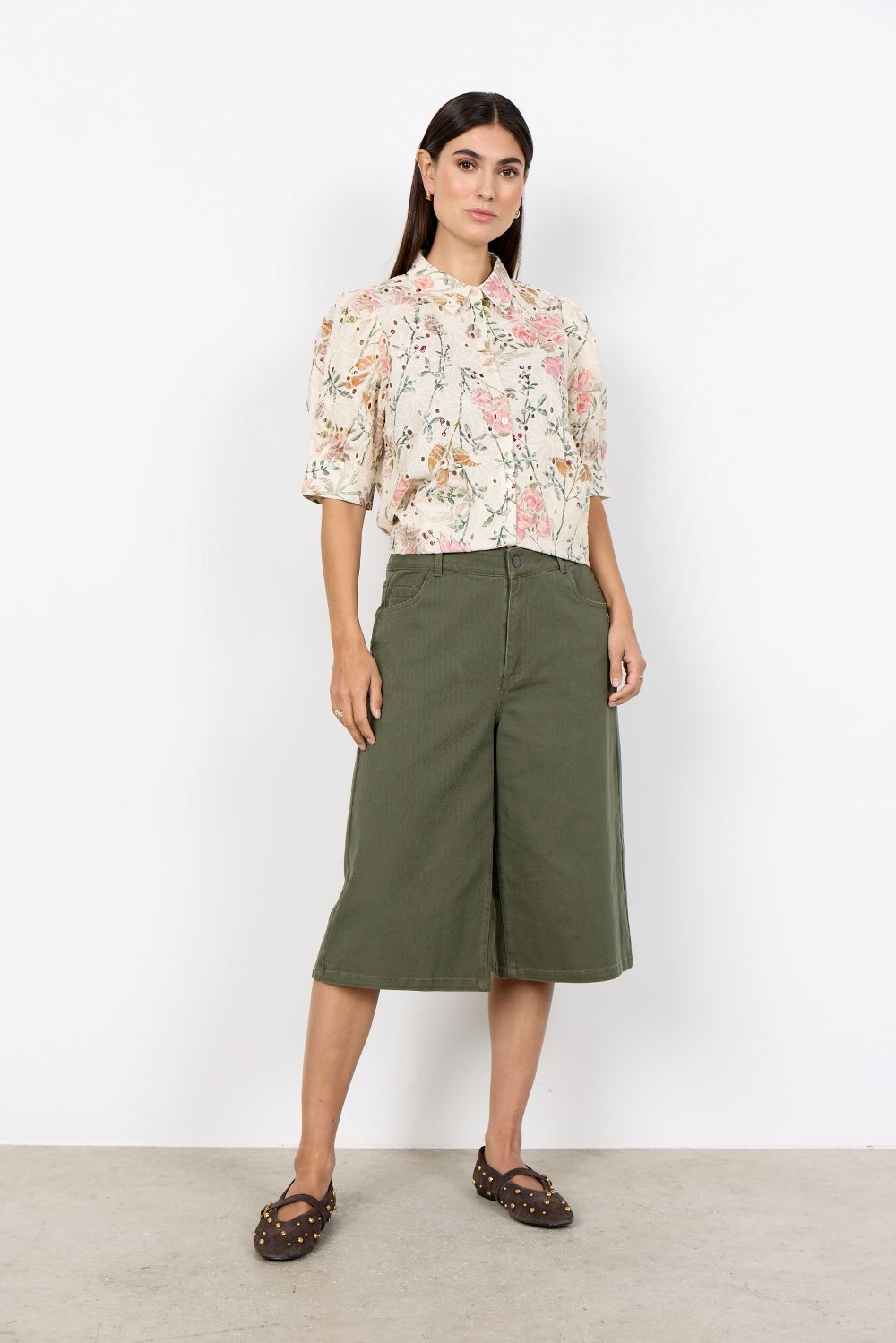 Jeans gaucho uni Jeans gaucho uni