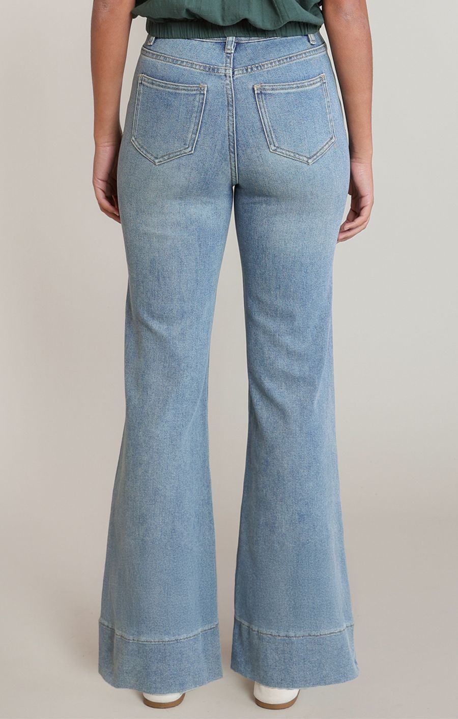 Jeans flare taille haute Jeans flare taille haute