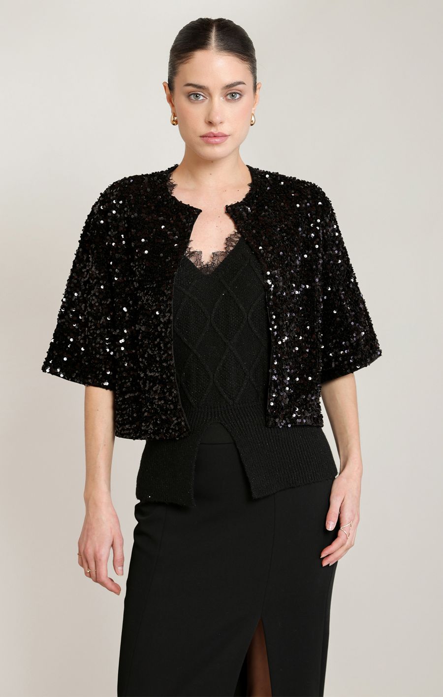 Cardigan brillant - 2824200 T - Black Tape Cardigan brillant - 2824200 T - Black Tape