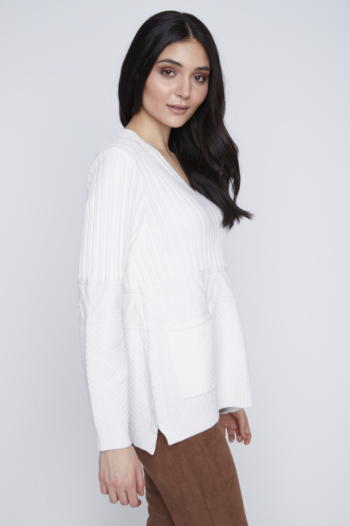 Chandail tricot texturé Chandail tricot texturé