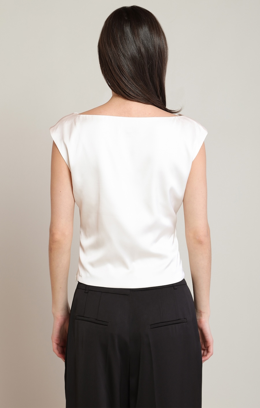 Camisole satin drapée Camisole satin drapée