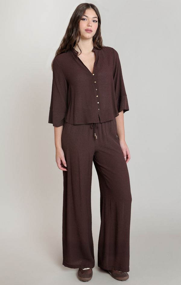 Blouse boutonnée manches larges - 2823508 D - Dex Blouse boutonnée manches larges - 2823508 D - Dex