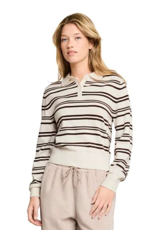 Chandail polo rayé - 1052693 - Tom Tailor Chandail polo rayé - 1052693 - Tom Tailor