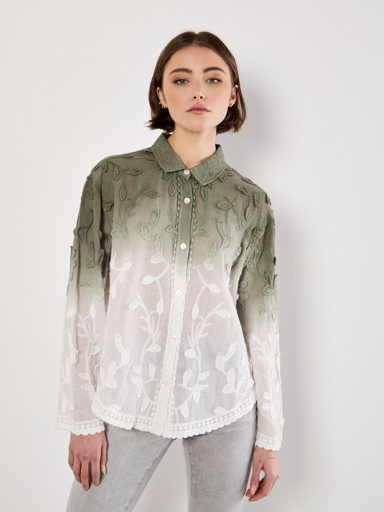 Blouse manches longues - X107612 - Apricot Blouse manches longues - X107612 - Apricot