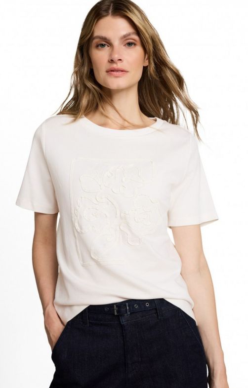 T-shirt broderie devant - 1052866 - Tom Tailor T-shirt broderie devant - 1052866 - Tom Tailor