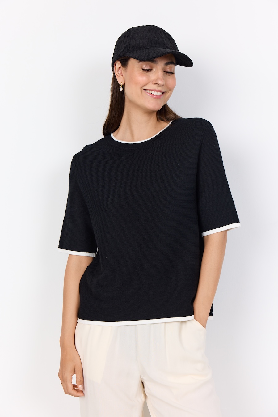 Chandail tricot cotelé - 33673 - Soya Concept Chandail tricot cotelé - 33673 - Soya Concept