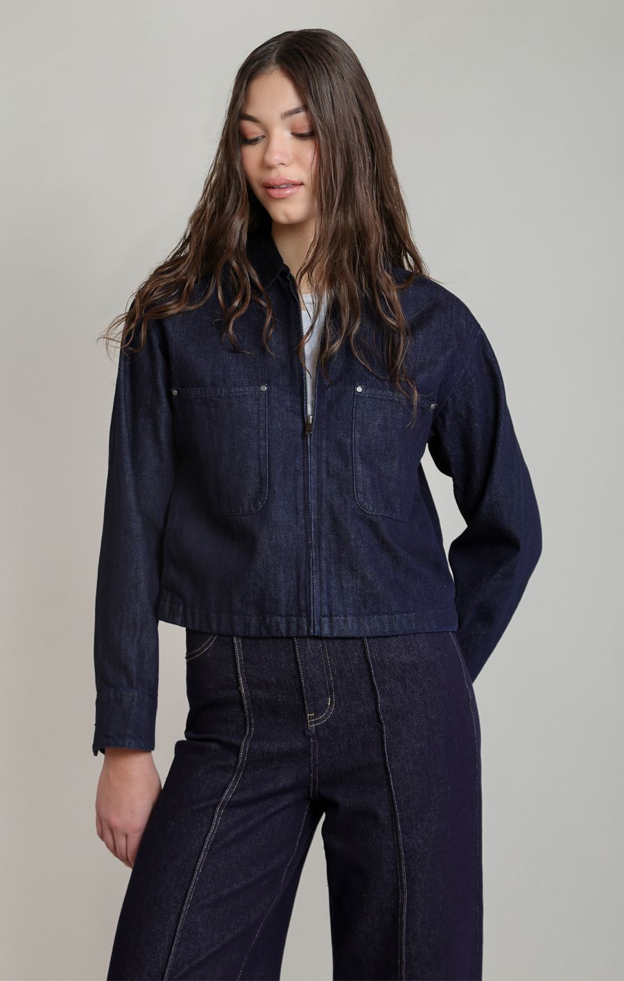 Veston jeans collet corduroy Veston jeans collet corduroy