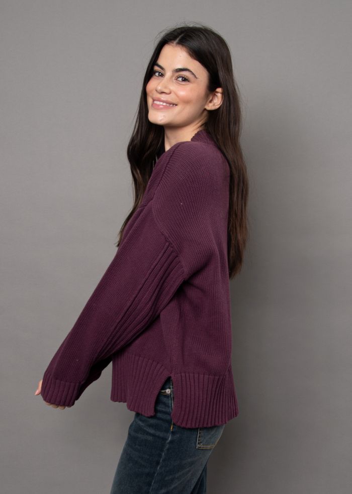 Chandail tricot de coton Chandail tricot de coton