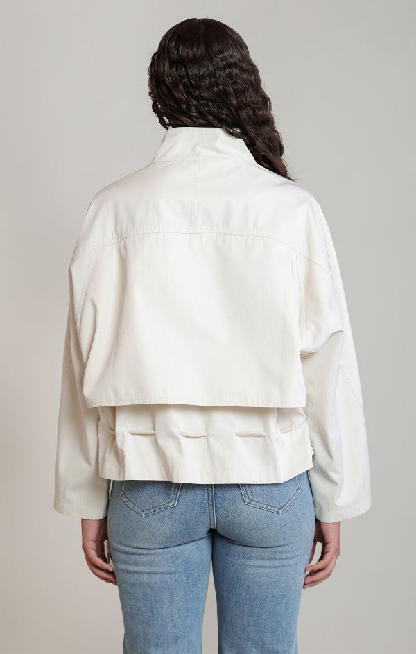 Veste courte col boucle Veste courte col boucle