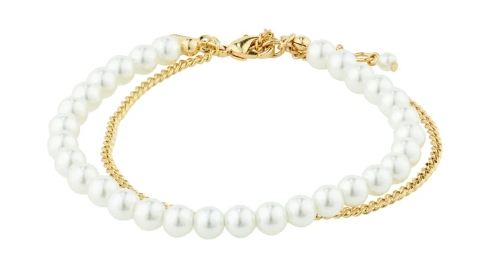 Lennon bracelet 2 en 1 chaine et perle - 822416002 - Pilgrim Lennon bracelet 2 en 1 chaine et perle - 822416002 - Pilgrim