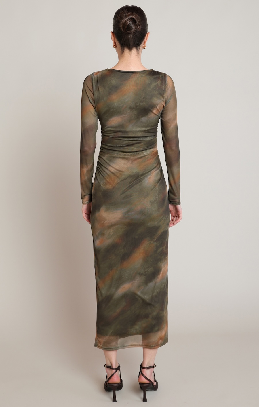 Robe maxi en mèche Robe maxi en mèche