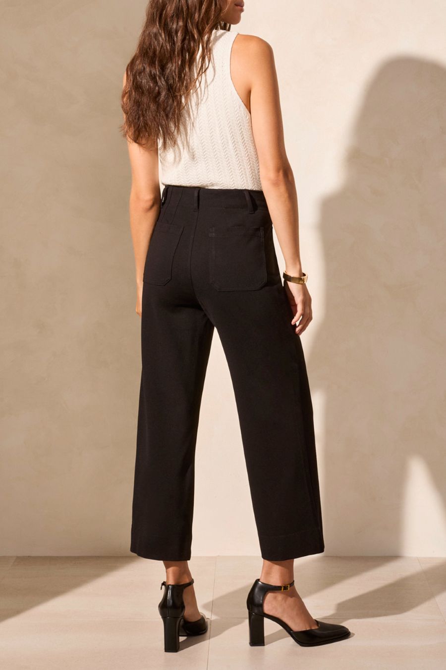 Pantalon taille haute 2 poches Pantalon taille haute 2 poches