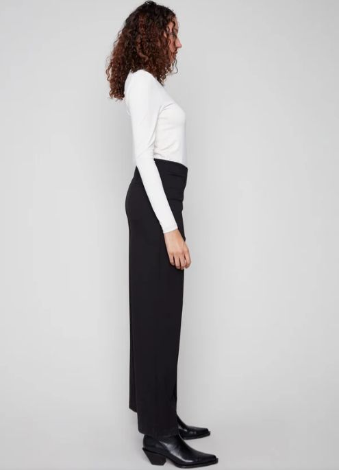 Pantalon à enfiler jambes larges - C5540RR-633B - Charlie B Pantalon à enfiler jambes larges - C5540RR-633B - Charlie B