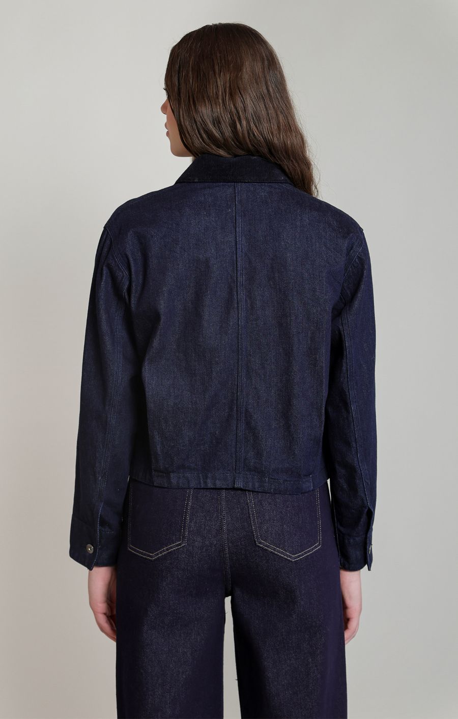 Veston jeans collet corduroy Veston jeans collet corduroy