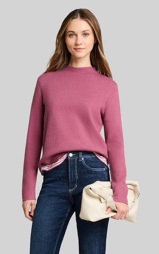 Chandail col montant uni - 1053346 - Tom Tailor Chandail col montant uni - 1053346 - Tom Tailor