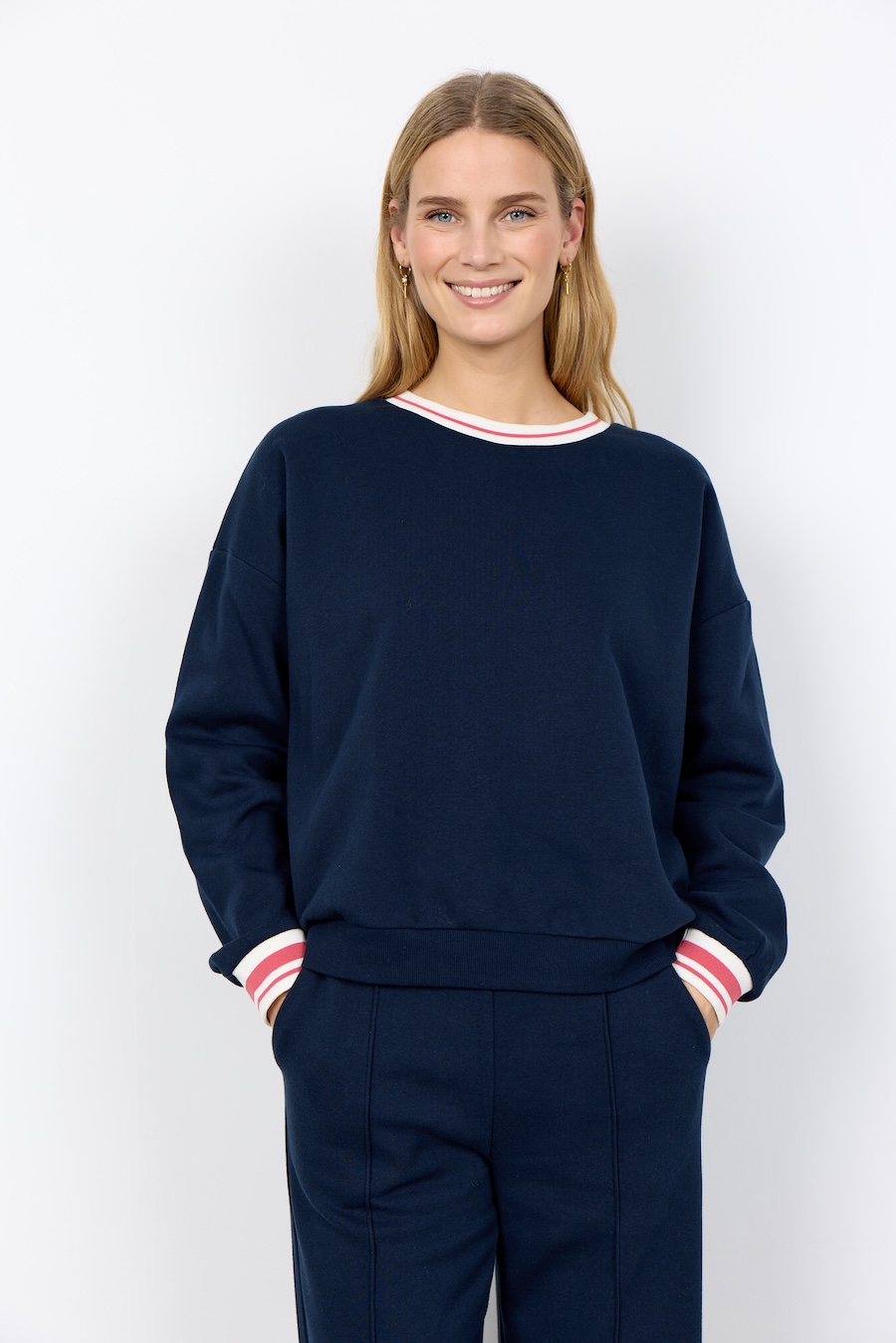 Chandail coton ouaté - 27516 - Soya Concept Chandail coton ouaté - 27516 - Soya Concept