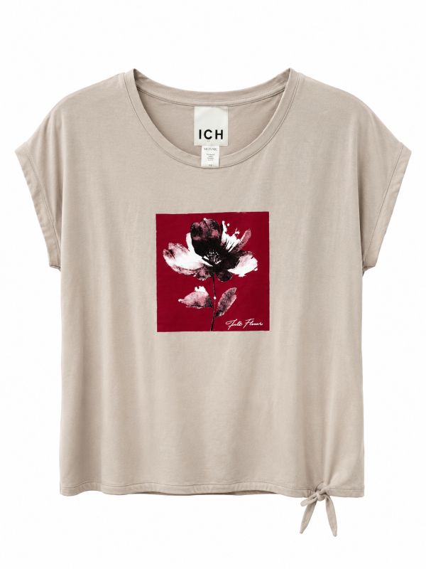 T-shirt noué au bas - mospaw06887 - Mosaïc T-shirt noué au bas - mospaw06887 - Mosaïc