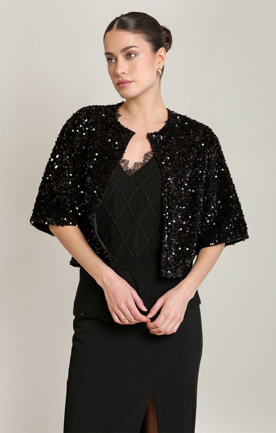 Cardigan brillant - 2824200 T - Black Tape Cardigan brillant - 2824200 T - Black Tape