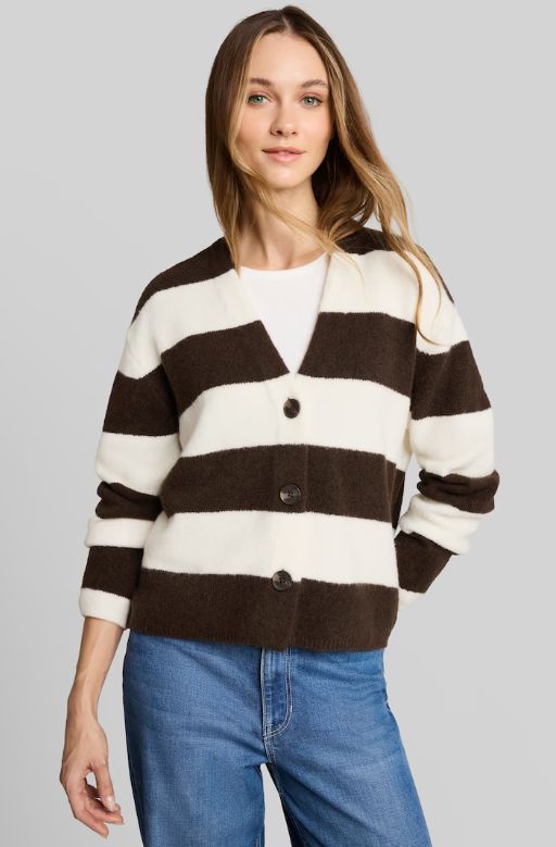 Cardigan rayé - 1053483 - Tom Tailor Cardigan rayé - 1053483 - Tom Tailor