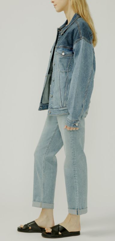 Veste western jeans bicolore - LJ4317ADM209 - Silver Jeans Veste western jeans bicolore - LJ4317ADM209 - Silver Jeans