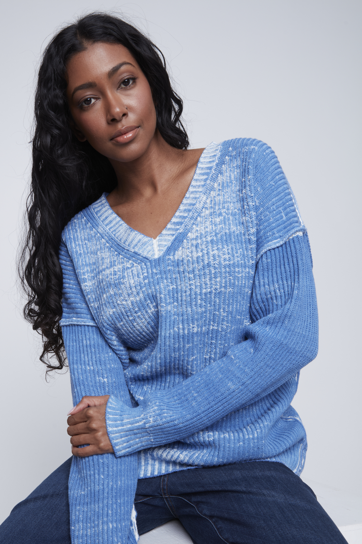 Tricot de coton col en v - 2523067 - C.Y.C. Coco Y. Club Inc Tricot de coton col en v - 2523067 - C.Y.C. Coco Y. Club Inc