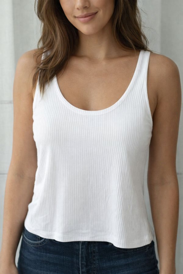 Cami rib scoop - Cami rib scoop - Louve Design Cami rib scoop - Cami rib scoop - Louve Design