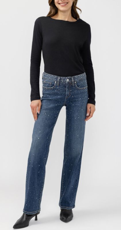 Jeans suki coupe droite décontractée brillants - L93470CVS392 - Silver Jeans Jeans suki coupe droite décontractée brillants - L93470CVS392 - Silver Jeans
