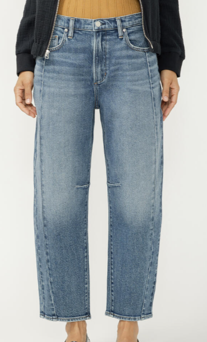 Jeans Barrel Leg - L28965AGR348 - Silver Jeans Jeans Barrel Leg - L28965AGR348 - Silver Jeans