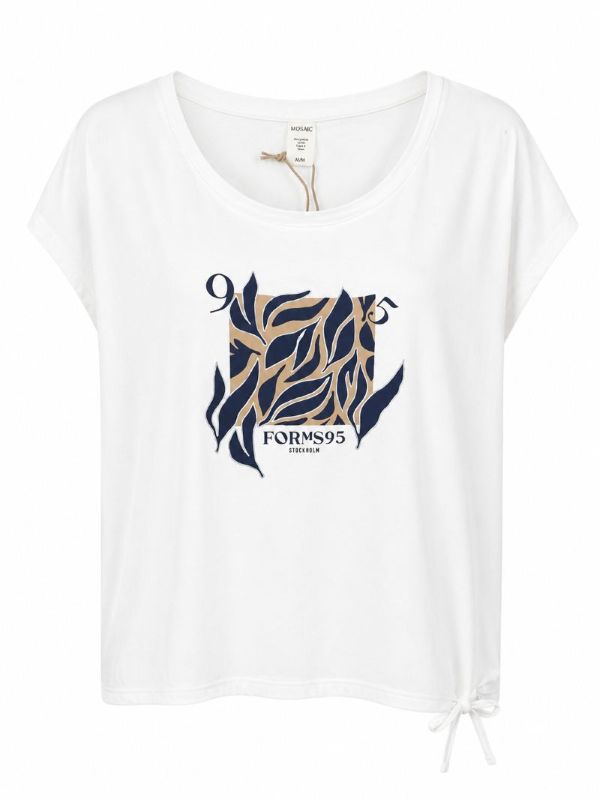 T-shirt noué au bas - mospaw06887 - Mosaïc T-shirt noué au bas - mospaw06887 - Mosaïc