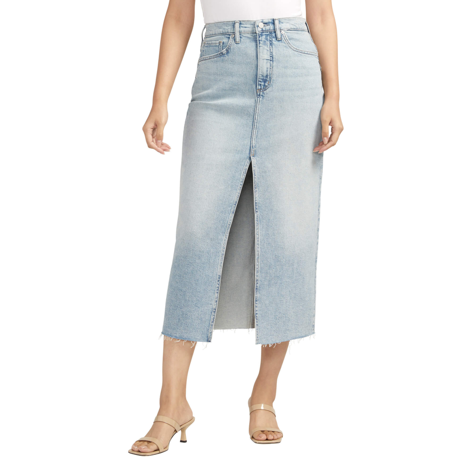 Jupe jeans longueur midi - l34112acs174 - Silver Jeans
