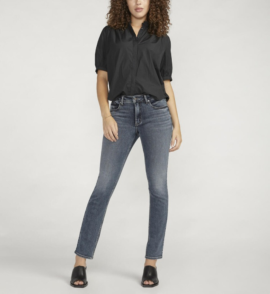 Jeans Most wanted taille moyenne jambe droite - L63413EDB341 - Silver Jeans