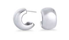 Boucle d'oreille tige Créoles Olen - T325E005 - Mia Bijoux