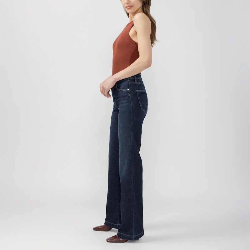 Jeans Avery jambe flare - L94503CKF420 - Silver Jeans