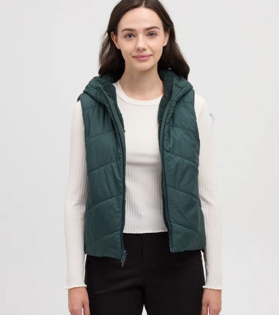 Veste sans manche réversible