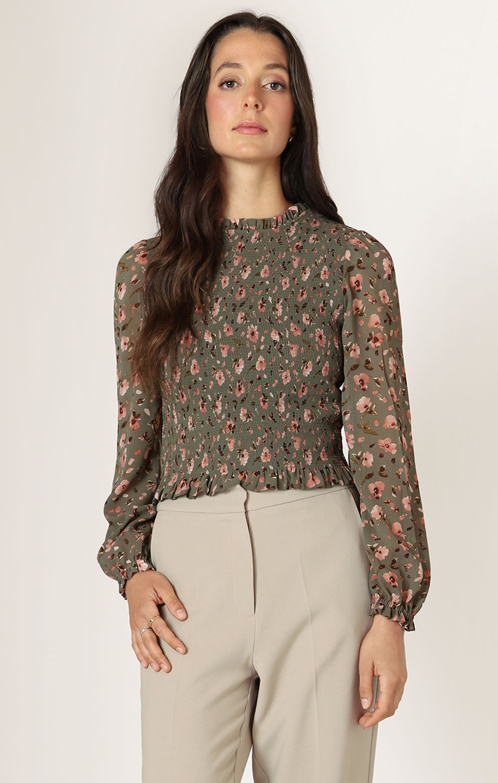 Blouse nid d'abeille