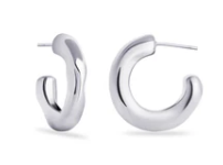 Boucle d'oreille tige Créoles Raya - T125E006 - Mia Bijoux