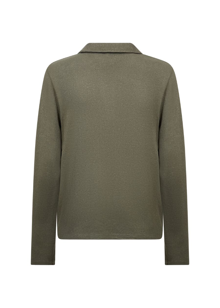 Chandail brossé polo - 27829 - Soya Concept