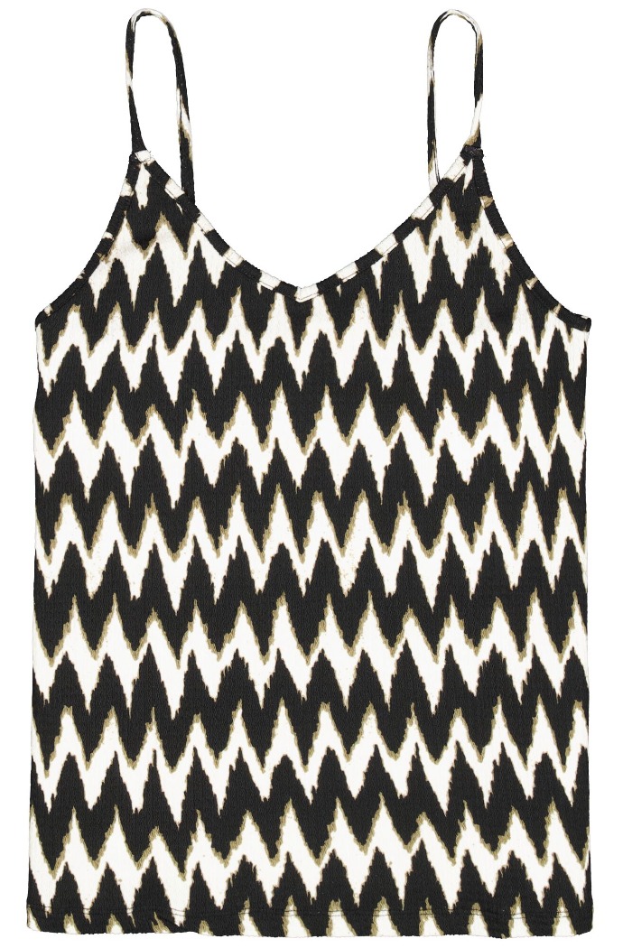 Camisole motif zigzag